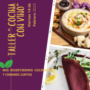 TALLER DE COCINA, RECETAS, VINO, AMIG@S, DIVERSIÓN Y BUENA COMIDA.